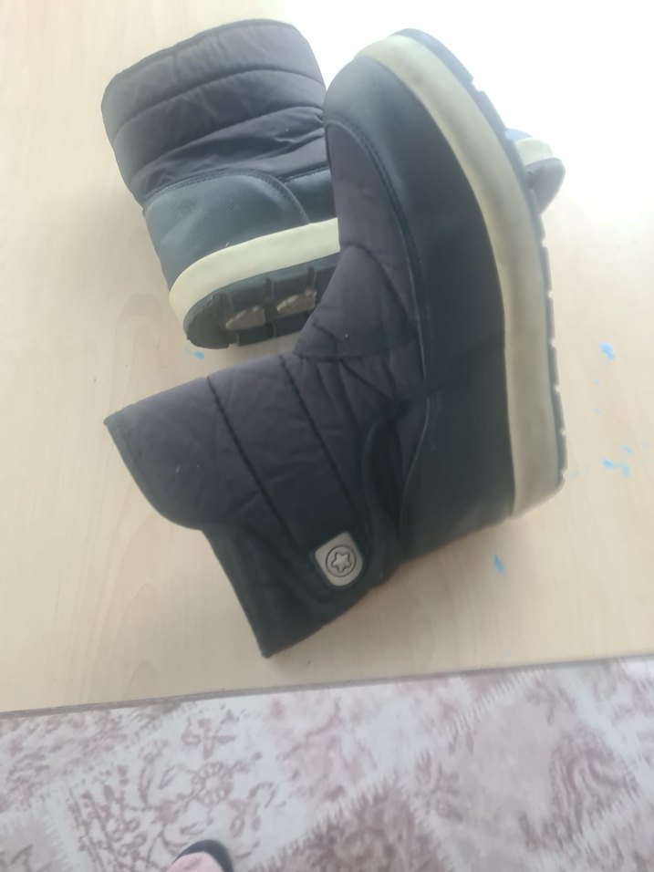 Siyah Kız çocukları için Kayak Botu Velcro Kapatmalı 35 numara - Görsel 5