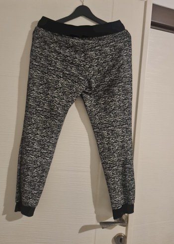 Kadın Gri Kemerli Rahat Eşofman Altı - Görsel 2