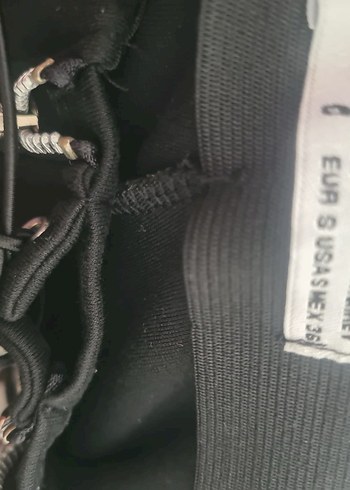 Kadın Siyah Kemerli Gotik Denim Pantolon - Görsel 5