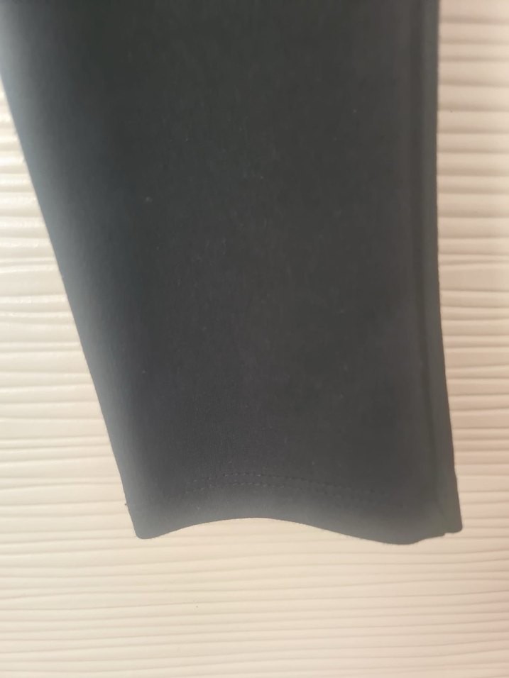 Kadın Siyah Kemerli Gotik Denim Pantolon - Görsel 4