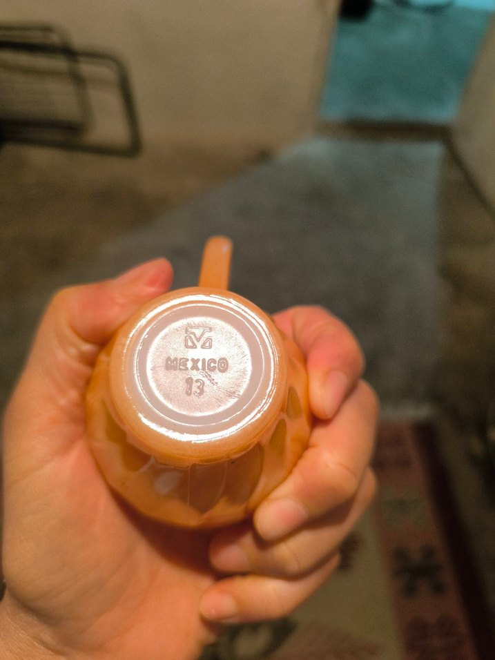 Pastel Bej Fincan  Mexicano  antika ürün 6 'lı fiyatı - Görsel 3