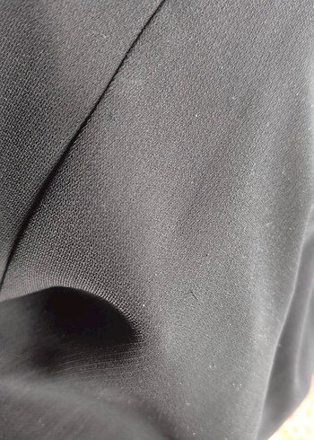 Siyah Uzun V Yaka Kadın Elbise - Görsel 6