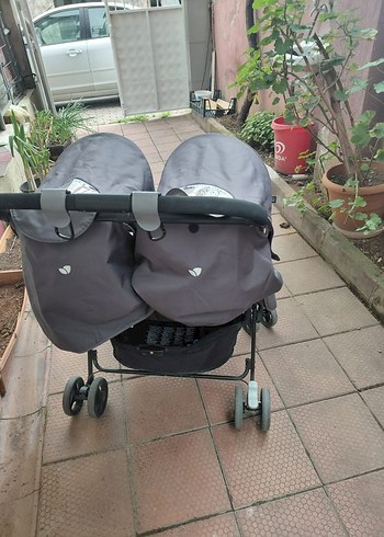 ikiz bebek arabası - Görsel 3