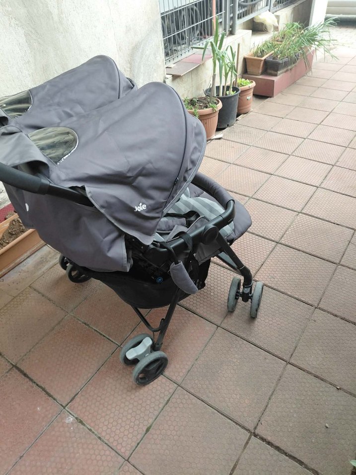 ikiz bebek arabası - Görsel 4