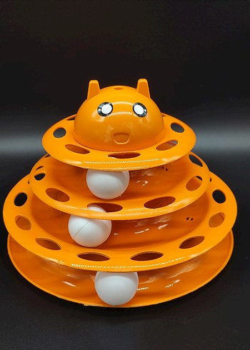 Turuncu Kedi Oyuncağı Toplu Eğlence - Görsel 6