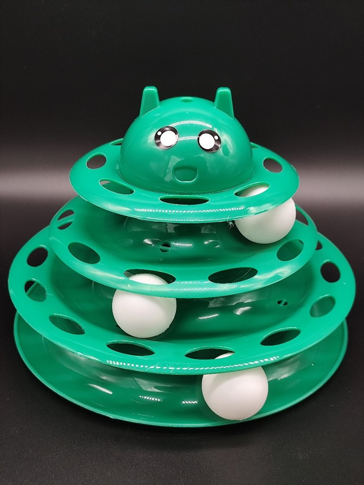 Turuncu Kedi Oyuncağı Toplu Eğlence - Görsel 4