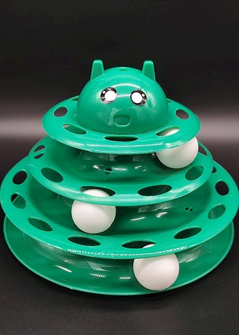 Renkli Çok Katmanlı Kedi Oyuncağı - Görsel 3