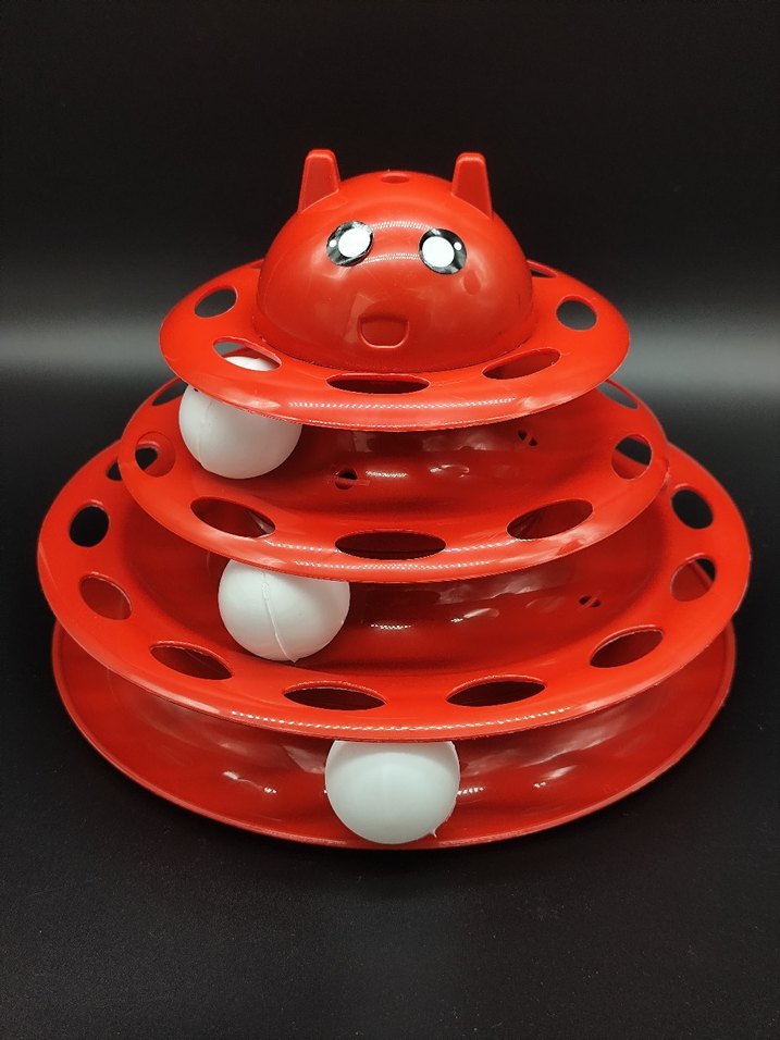 Renkli Çok Katmanlı Kedi Oyuncağı - Görsel 2