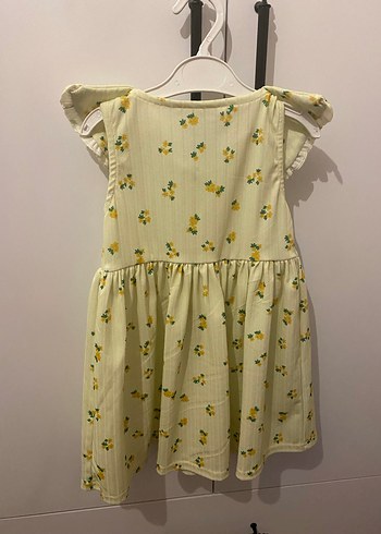 Zara Kız Çocuk Sarı Fırfırlı Elbise - Görsel 2