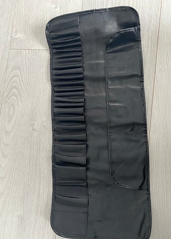 Siyah Deri Makyaj çantası - Görsel 3