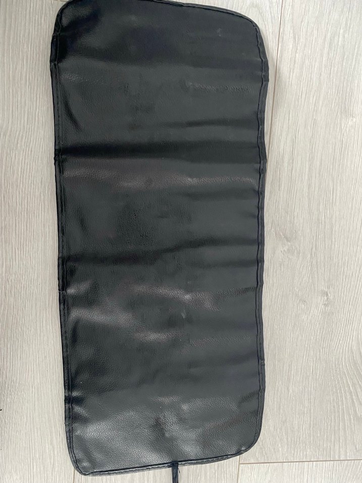 Siyah Deri Makyaj çantası - Görsel 2