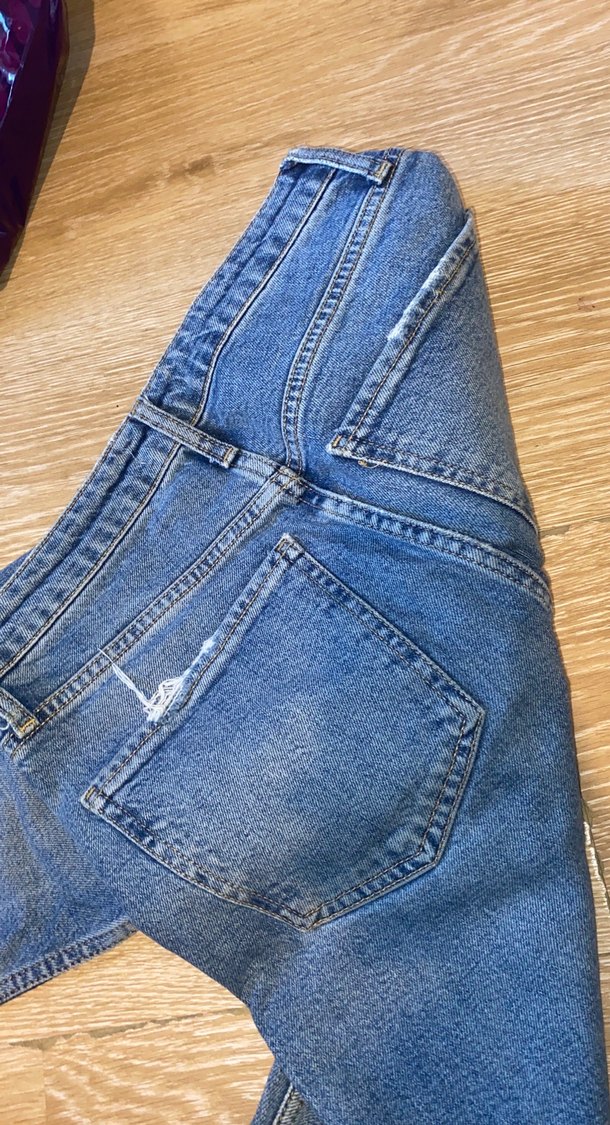 Kadın Mavi Denim Regular Fit Jean - Görsel 5