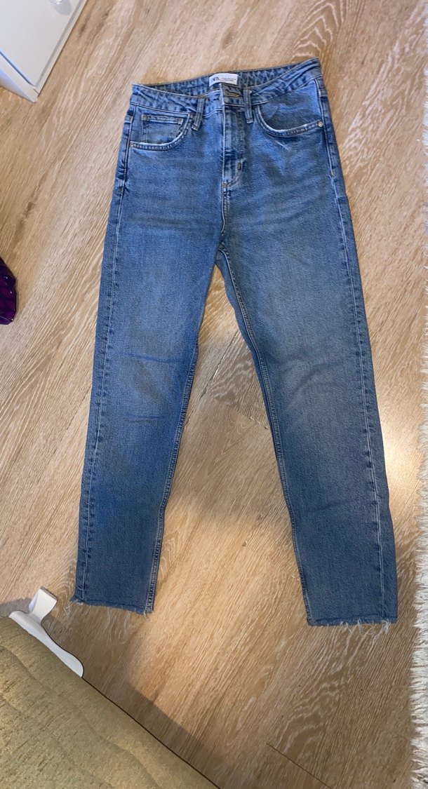 Kadın Mavi Denim Regular Fit Jean - Görsel 3