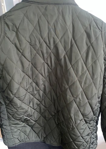 Koyu yeşil erkek Fermuarlı Ceket - Görsel 5