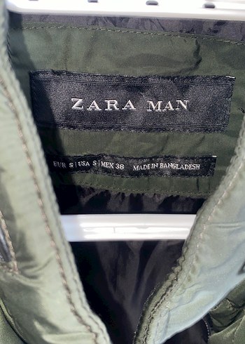 Koyu yeşil erkek Fermuarlı Ceket - Görsel 2