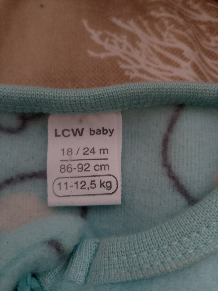 Fermuarlı Mavi Bebek uyku Tulumu - Görsel 4