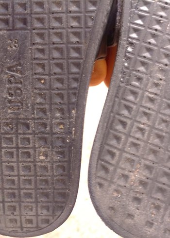 USPA Siyah Erkek Spor Terlik 28 numara - Görsel 2