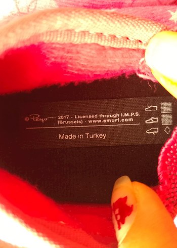 Renkli Baskılı Kız Çocuk Ev Terliği - Görsel 3