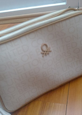 BENETTON Beyaz Deri Kadın çanta - Görsel 2