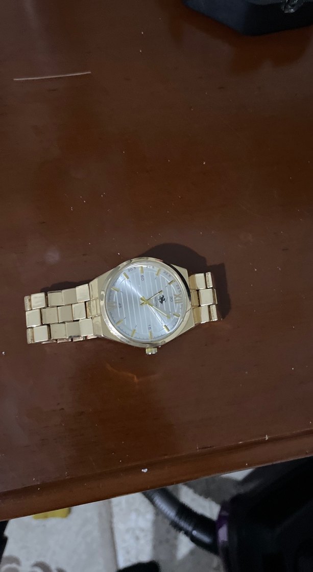 Altın Renkli Klasik  kadın Saati - Görsel 2