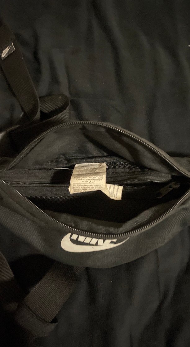 Nike Siyah Baskılı Kemerli Bel Çantası - Görsel 2