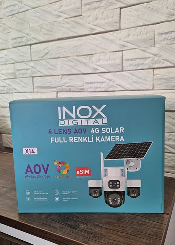 INOX-X14 4LENS ESİM SOLAR KAMERA - Görsel 3