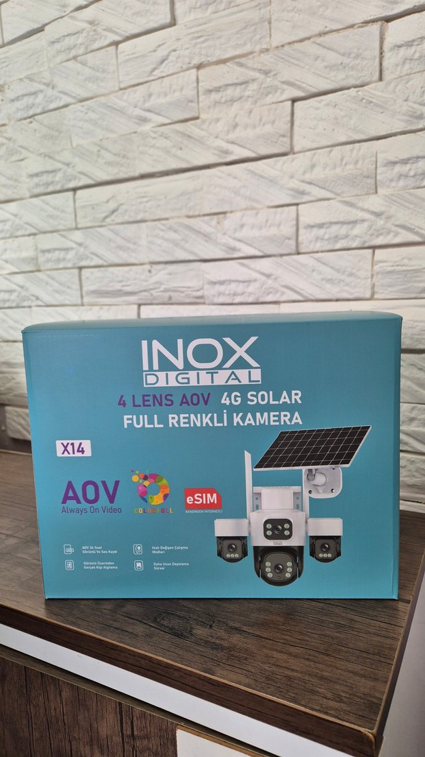 INOX-X14 4LENS ESİM SOLAR KAMERA - Görsel 3