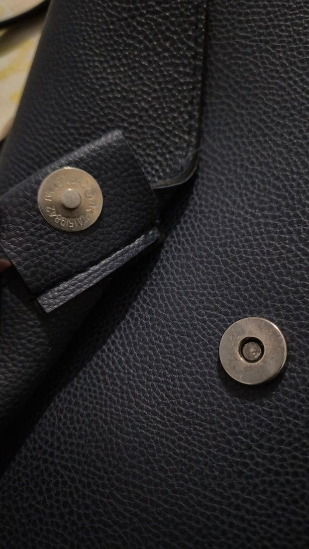 Zincir Detaylı Lacivert Kadın Çanta - Görsel 4