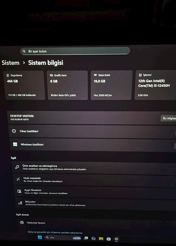 Casper Excalibur G870 Laptop - Görsel 2
