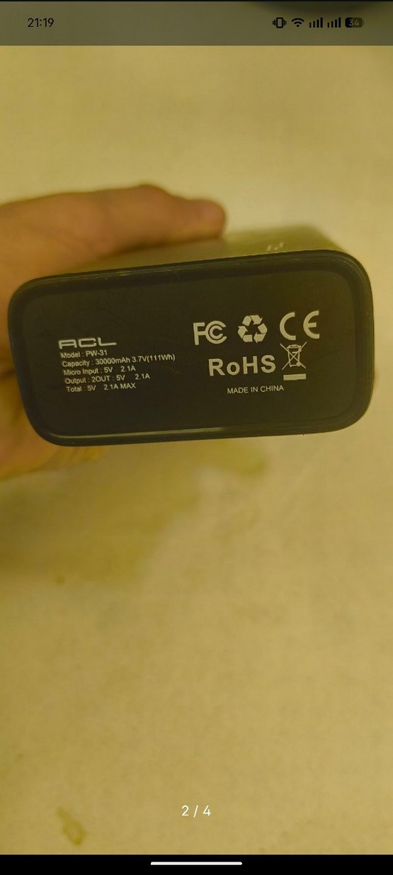 ACL Dijital Gösterge Powerbank 30 binlik - Görsel 2