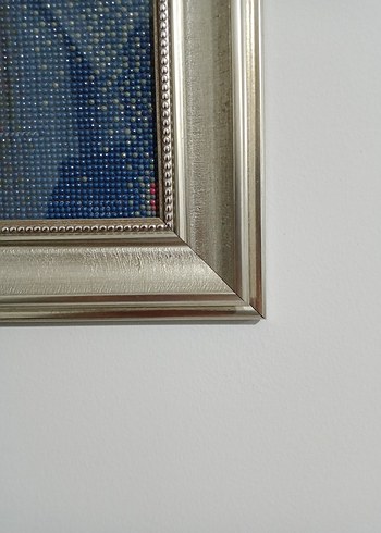 Renkli Yüz Detaylı Elmas boyama çerçeveli tablo - Görsel 3