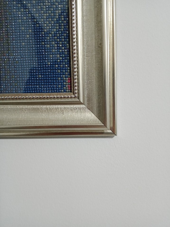 Renkli Yüz Detaylı Elmas boyama çerçeveli tablo - Görsel 3