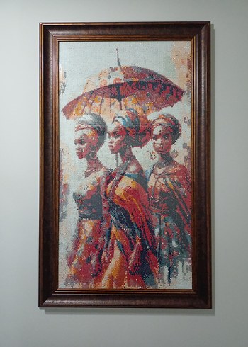 elmas boyama çerçeveli tablo - Görsel 2