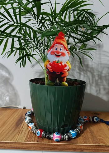 Renkli Bahçıvan Cüce Figürleri-saksi susu - Görsel 5