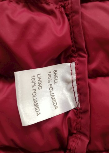 ADDAX Kadın Bordo Kapüşonlu Mont - Görsel 5