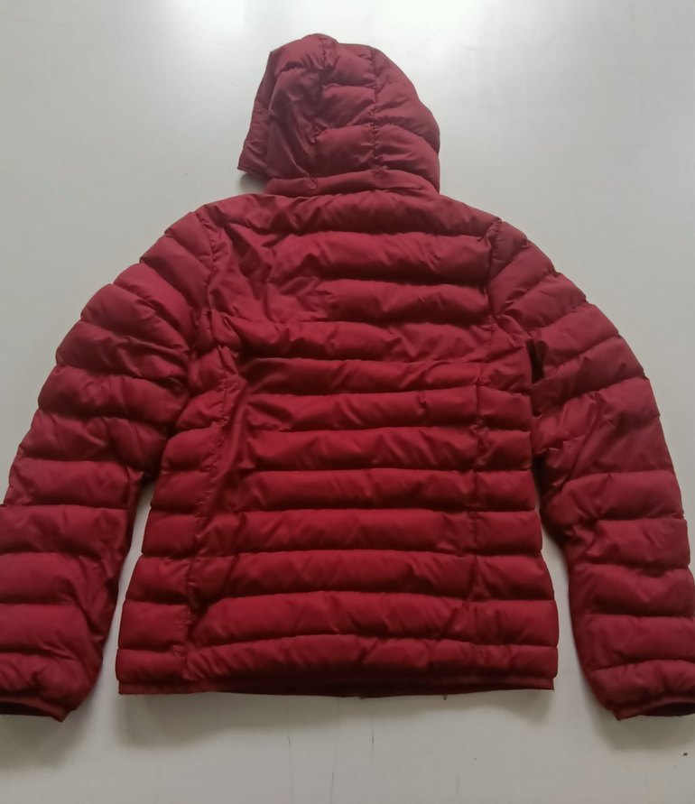 ADDAX Kadın Bordo Kapüşonlu Mont - Görsel 2