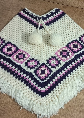 kız çocuk panço 2-3 yaş - Görsel 2