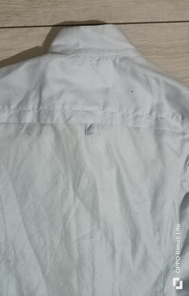 gizli dğmeli bebek mavisi kadın gömlek - Görsel 5