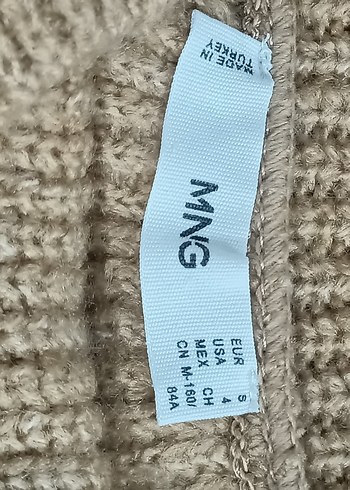 mango bej Kadın Triko Kayık Yaka Kazak - Görsel 2