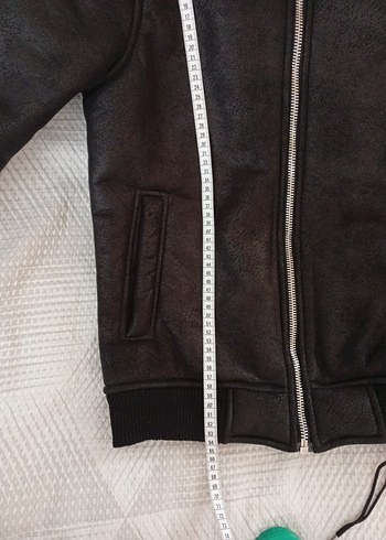 Kürklü Siyah Deri Erkek Ceket - Görsel 4