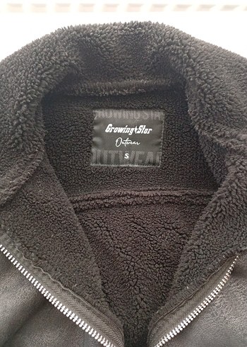 Kürklü Siyah Deri Erkek Ceket - Görsel 3