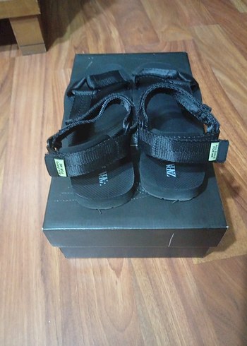 Zara marka Siyah Sandalet - Görsel 3