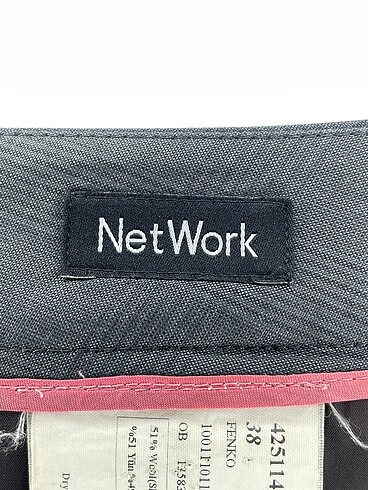 38 Beden gri Renk Network Düz Kesim %70 İndirimli.