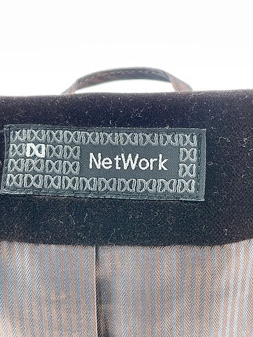 34 Beden kahverengi Renk Network Blazer %70 İndirimli.