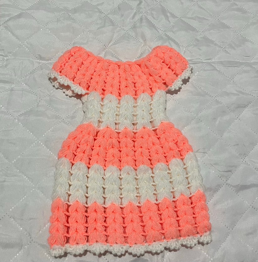 Kırmızı Beyaz Örgü Mini Elbise Lif Modeli - Görsel 2