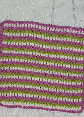 Renkli Örgü Lif Modeli - Görsel 2