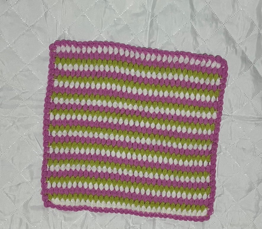 Renkli Örgü Lif Modeli - Görsel 2