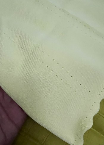 Açık sarı renk askılı crop - Görsel 2