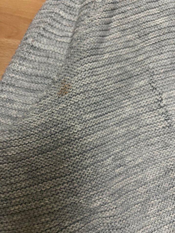 Gri Örgü Kadın Hırka, Uzun Kollu, Midi Boy - Görsel 3