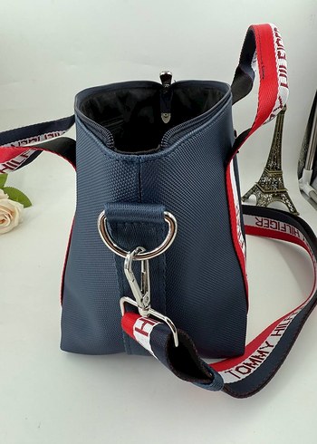 Tommy Hilfiger Mavi Fermuarlı Kadın Çanta - Görsel 2